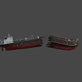 Close Up View of Dismantled Ship Revealing Internal Structure and Rusted Hull