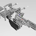 Industrial Equipment Featuring Precision Engineered Metal Framework and Mechanical Components