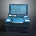 Modern Electronic Device With Digital Screen Control Panel And Input Slot