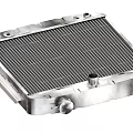 Industrial Heavy Duty Metal Radiator With Cooling Fins And Ports