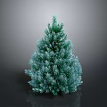 Green Artificial Christmas Tree With Festive Decor For Home Decoration
