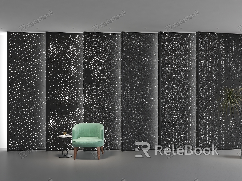 Light-transmitting concrete background wall luminous concrete landscape wall light-transmitting cement wall light-transmitting concrete background wall starry sky wall random light-emitting wall panel model