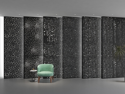 Light-transmitting concrete background wall luminous concrete landscape wall light-transmitting cement wall light-transmitting concrete background wall starry sky wall random light-emitting wall panel model