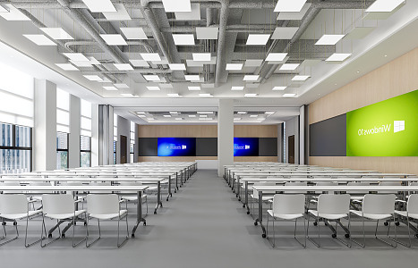 Modern Conference Hall Trainer 3d model