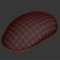 Red And Black Plaid Oval Cushion For Home Living Room Decor