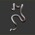 snake cobra venomous snake python reptile cold-blooded animal reptile 3d model