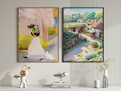 Modern Figure Painting Decorative Painting Hanging Painting model