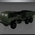 Military Green Camouflage Armored Truck With Heavy Duty Transport Design And Multiple Wheels