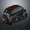 Sci-Fi Helmet Alien Helmet High Tech Helmet Game Helmet 3d model