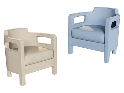 Modern Single Sofa Leisure Chair 3d model Modern Single Sofa Leisure Chair 3d model