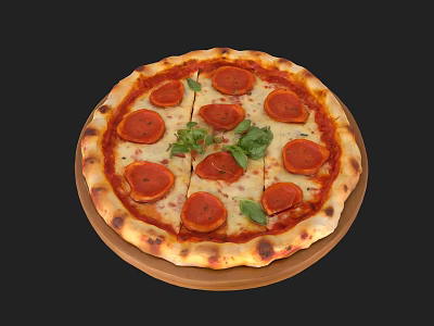 Pizza 3d model Pizza 3d model