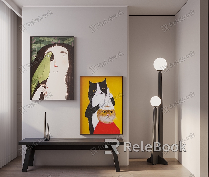 Modern Animal Painting Hanging Painting model