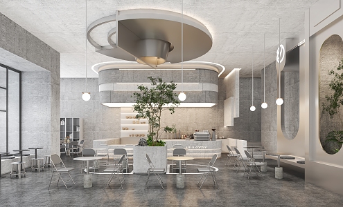 Modern Cafe 3d model