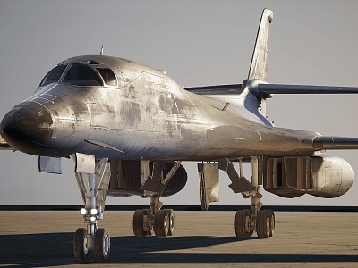 B1b Bomber Lancer Strategic Bomber model