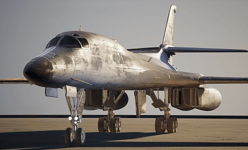 B1b Bomber Lancer Strategic Bomber 3d model