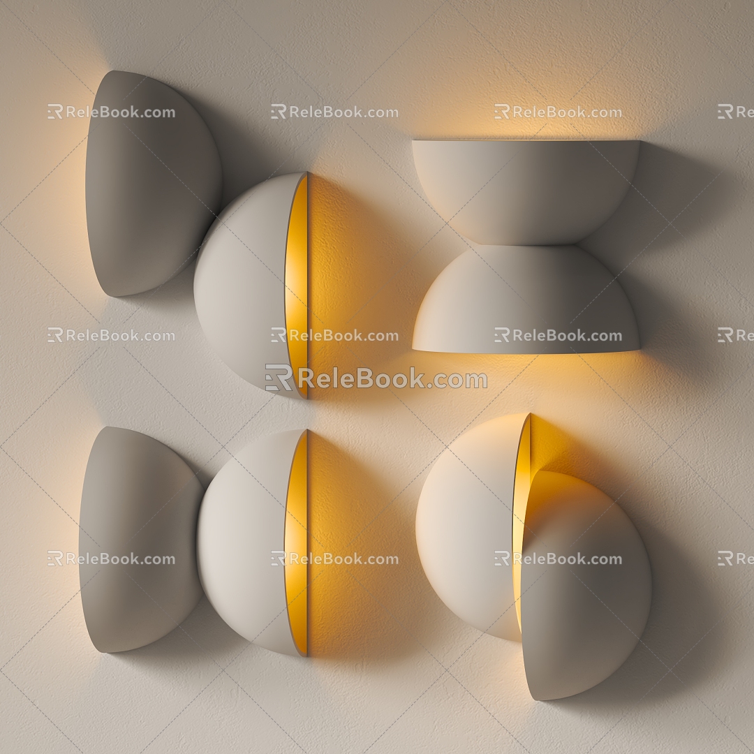 Modern wall lamp 3d model