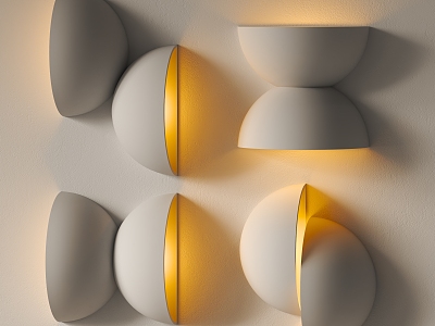 Modern wall lamp 3d model