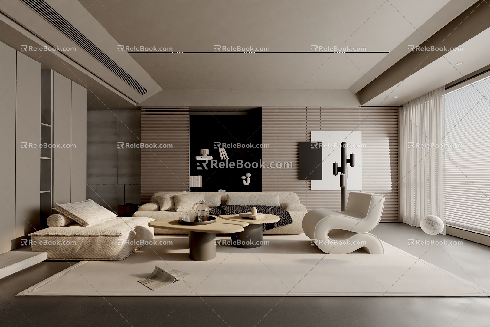 Living room 3d model