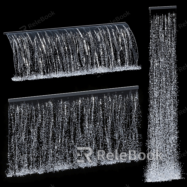 Waterfall Waterscape model