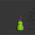 Colorful Plastic Bottles With Liquid Splash And Bubbles On Dark Background