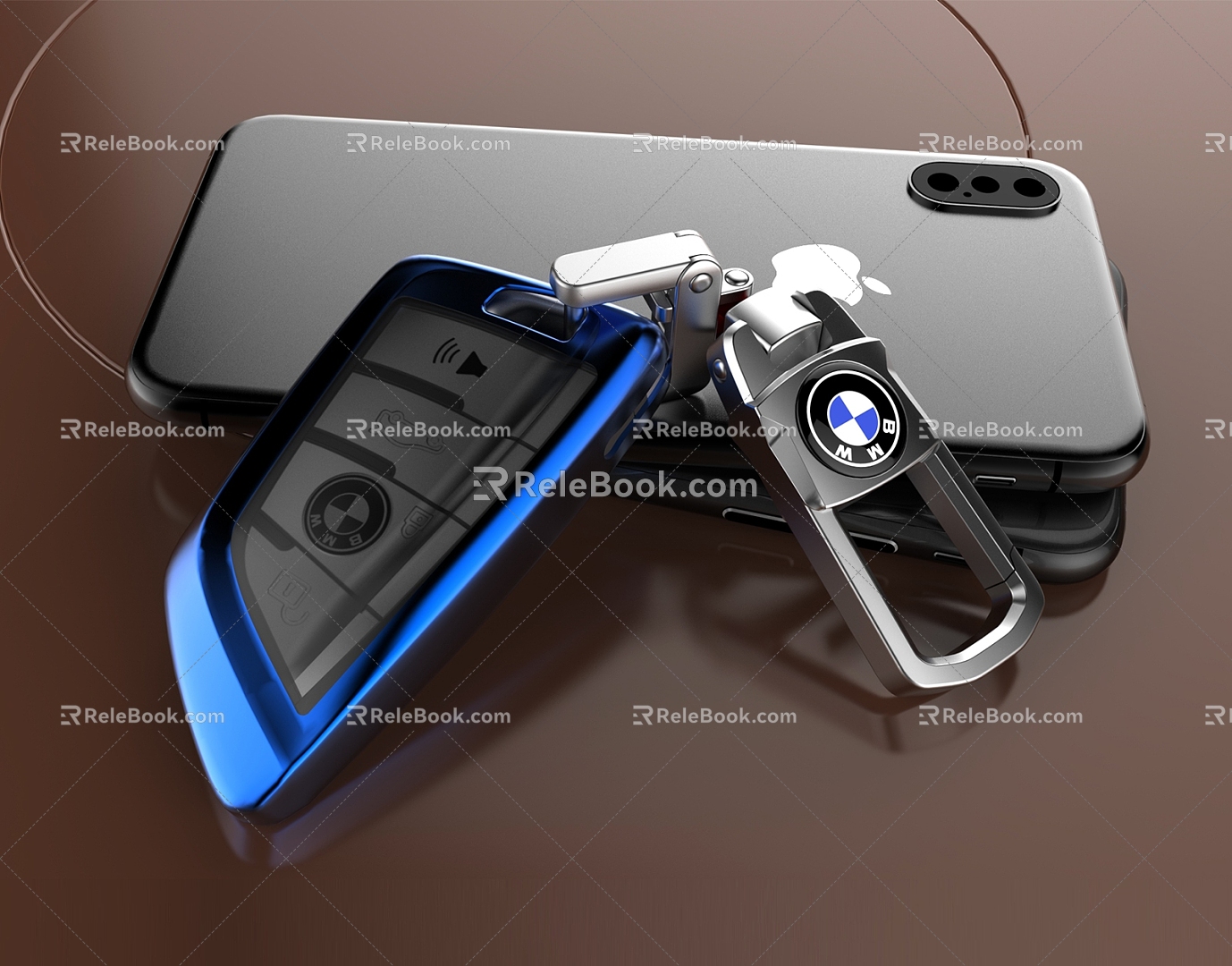 Modern Car Keys BMW Car Keys 3d model