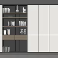 Modern Bookcase Bookshelf 3d model