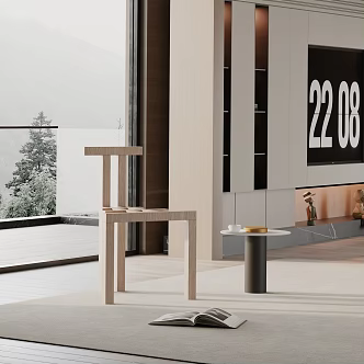Modern Dining Chair 3d model