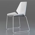 Modern Office Chair With Sleek Black Seat And Metal Frame For Contemporary Workspace Design