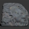 Rock Cave Shaped Scene Prop With Textured Surface And Hollow Design