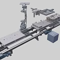 Palletizing robot unit 3d model