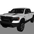 Hyundai Pickup Truck Dodge Cars 3d model