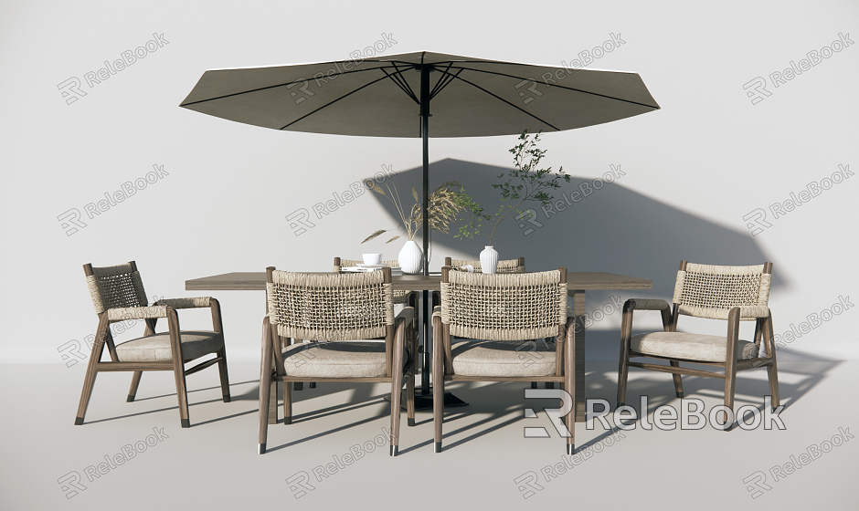 Quiet outdoor tables and chairs Outdoor leisure tables and chairs model