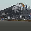 Modern Train 3d model