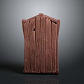Unique Rustic Wooden Furniture Cabinet With Carved Wood Grain Details