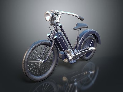 Modern bicycle electric bicycle single cylinder bicycle motorcycle bicycle electric bicycle 3d model