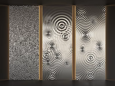 Modern Wall Panels With Diverse Textured Designs For Interior Decor 3d model