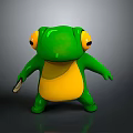Frog Poison Frog Game Frog Reptile Cold Blooded Animal Reptile 3d model