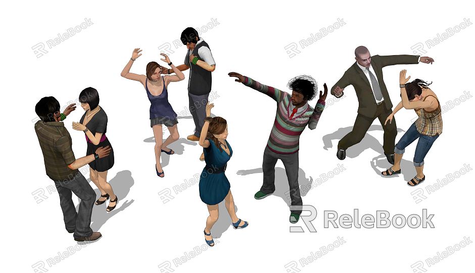 Modern Multiplayer Dancing Man model