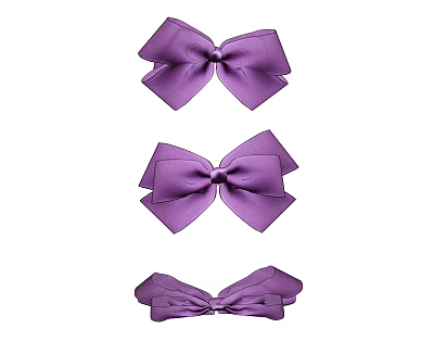 Modern Bow Purple Bow 3d model