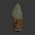 Dagger Stone Age Dagger Sword Knife Bayonet Pickknife Magic Dagger Magic Knife 3d model