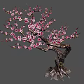 Homemade Pink Blossom Tree Inspired Pastry With Flaky Layers And Sweet Fragrant Filling