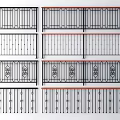 Various Decorative Metal Fence Designs With Intricate Patterns And Styles