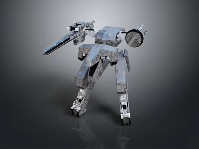 Mech Warrior Mech Soldier Machine Battlearm Mechanical Battlearm Machine Fighter Robot 3d model