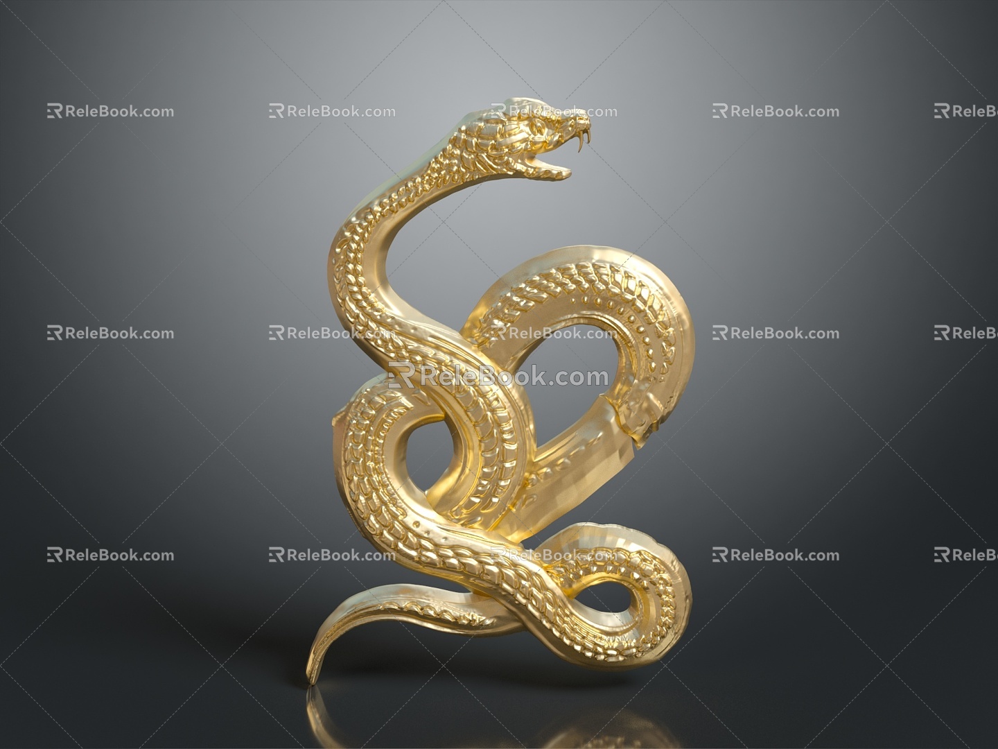 snake cobra venomous snake python reptile cold-blooded animal reptile reptile 3d model