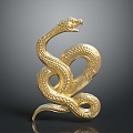 snake cobra venomous snake python reptile cold-blooded animal reptile reptile 3d model