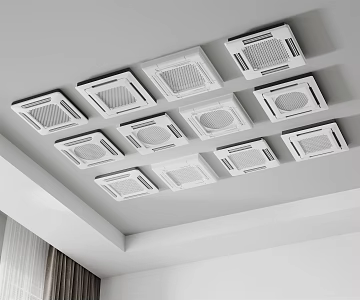 Modern air conditioner air outlet air conditioner outlet 3d model