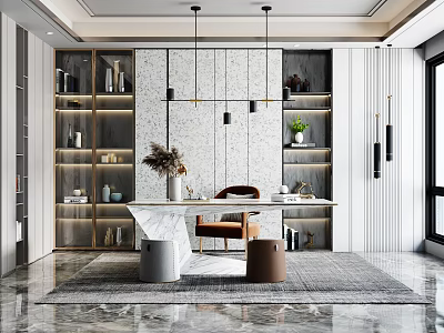 Light Luxury Study 3d model