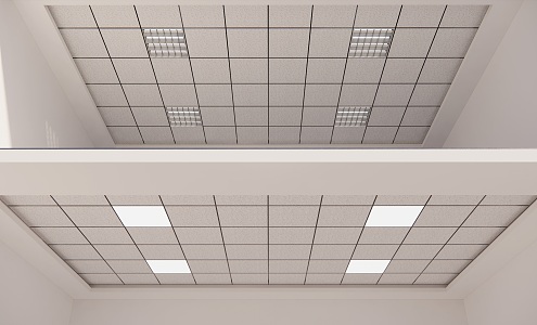 modern ceiling mineral wool board ceiling 3d model