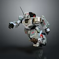 Modern Robot Mech Warrior Mech Soldier Machine Battlearm Mechanical Battlearm 3d model