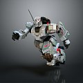 Modern Robot Mech Warrior Mech Soldier Machine Battlearm Mechanical Battlearm 3d model